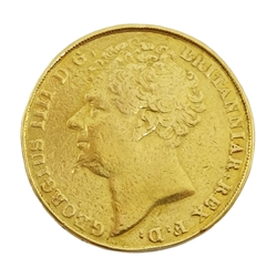  King George IV 1823 gold double sovereign  