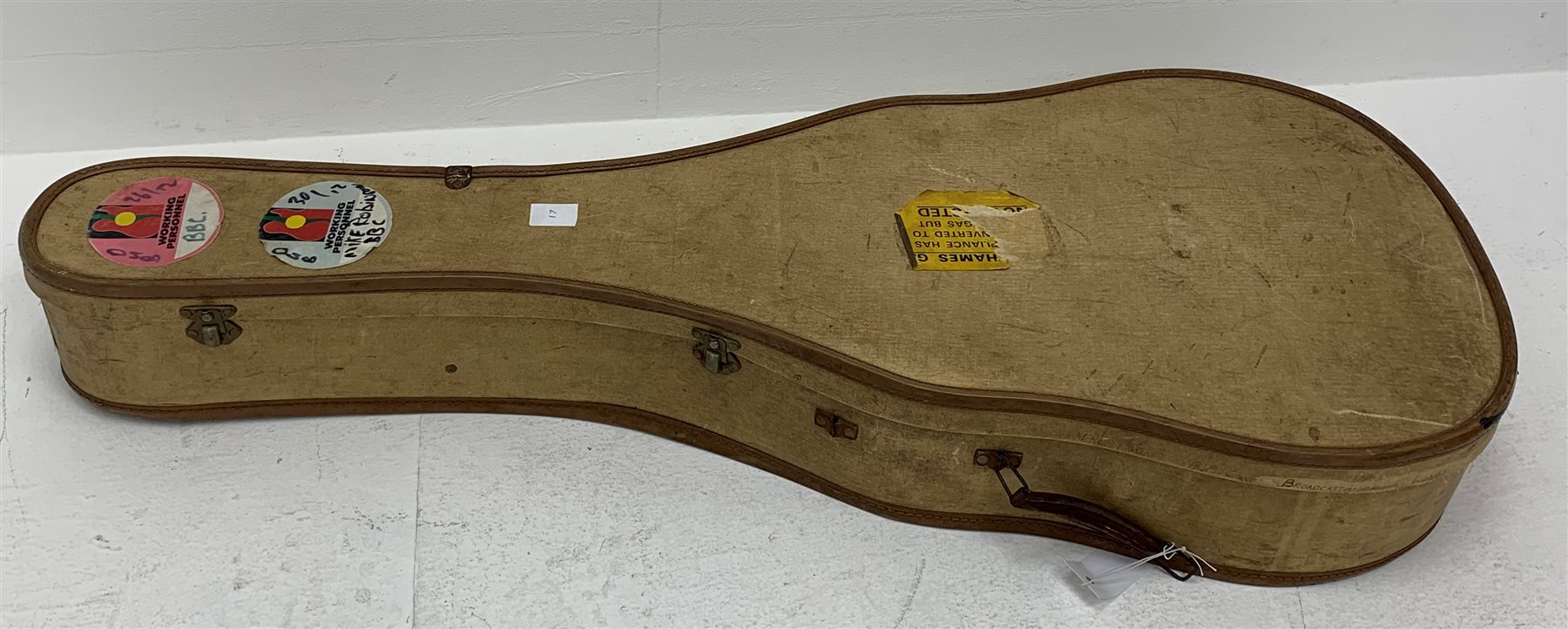 Levin LM 26 acoustic guitar, with carrying case. Provenance: This Guitar was on the INXS Dirty Honeymoon Tour 1994 