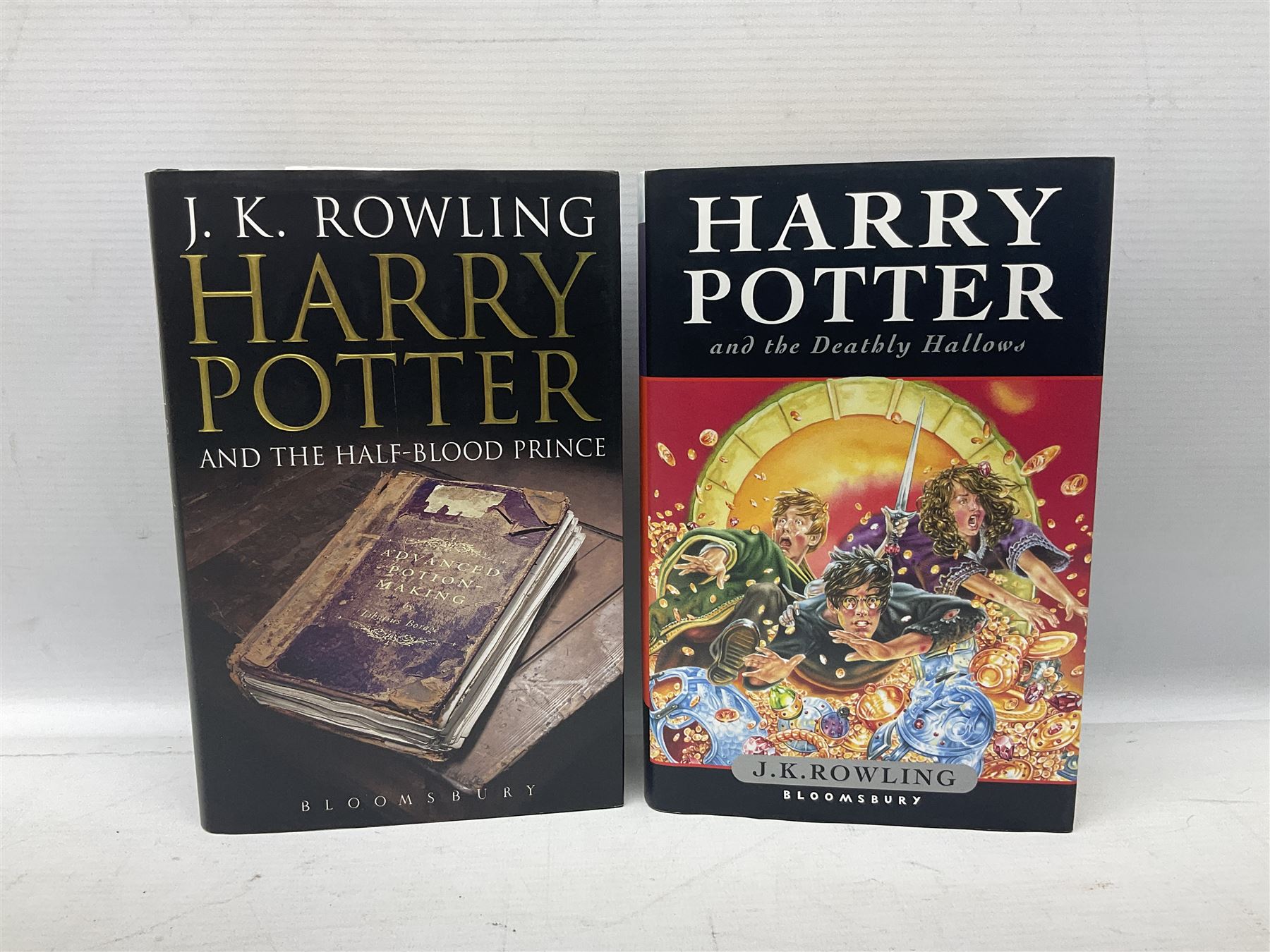 Collection of first edition books, to include J.K. Rowling; Harry Potter and the Goblet of Fire, Harry Potter and the Order of the Phoenix, Harry Potter and the Half Blood Prince, Harry Potter and the Deathly Hallows, Harrius Potter et Philosophi Lapis, G.P.Taylor; Shadowmancer, signed by author, Hans Hass; Men and Sharks, etc (15)    
