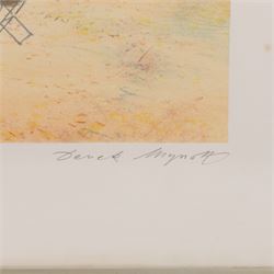Derek Mynott (British 1926-1994): Bandstand in Autumn, limited edition print signed and numbered 91/300 in pencil 39.5cm x 53.5cm 