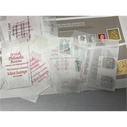 Collection of British stamps, to include Queen Elizabeth II mint decimal stamps, Victorian kiloware and others