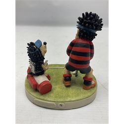 Fourteen Robert Harrop figures from the Beano Dandy collection, comprising Minnie the Minx BD04, Danny BD10, Biffo the Bear BD19, Spotty BD16, Smiffy BD09, Oops! BDS01, Little Plum BD27, Wilfrid BD15, Danny BD10, Winston BD17, 'Erbert BD14, Gnasher BD02, Beryl the Peril BD05 and Desperate Dan BD03, all with boxes