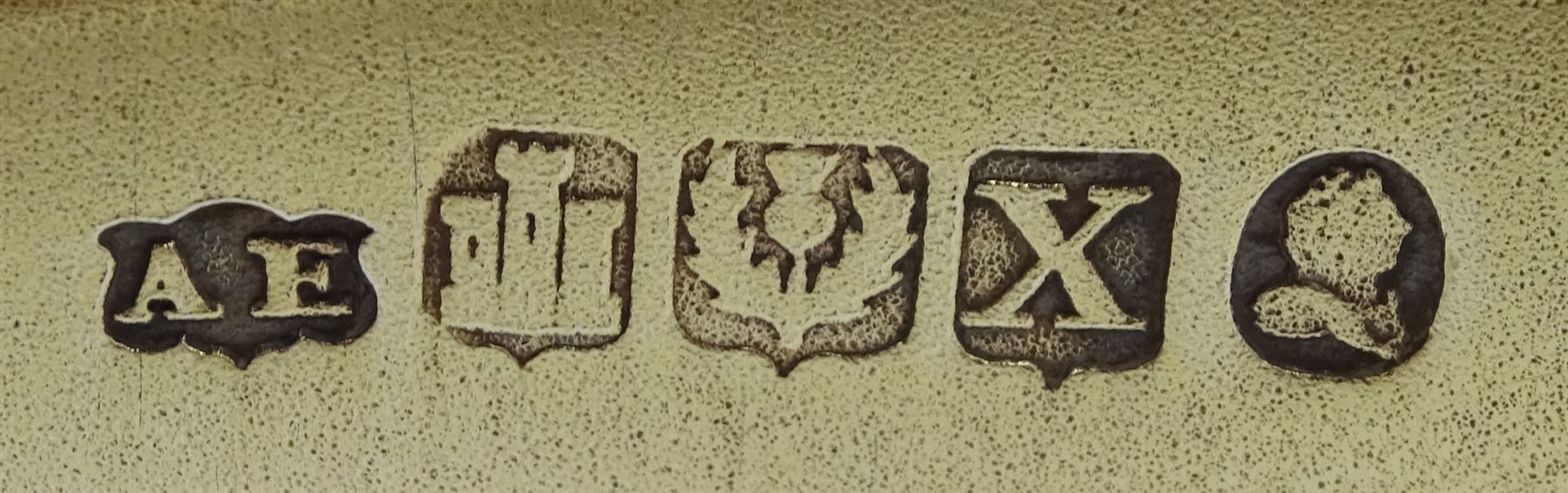 Pair of George IV silver strawberry spoons by Adam Elder, Edinburgh 1829, with later bright cut decoration and a matched Victorian sifter Edinburgh 1864, approx 5.3oz, retailed by Arnold & Lewis, Manchester cased