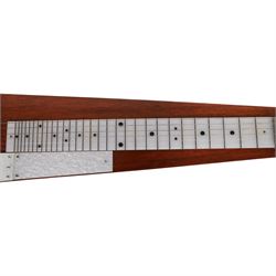 Early 1960s lap steel electric guitar with mahogany body and Plato pick-up, L81.5cm
