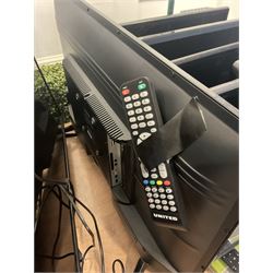 Set of four “Seiki, Bush, TCL, United”,  32inch TV's (4)- LOT SUBJECT TO VAT ON THE HAMMER PRICE - To be collected by appointment from The Ambassador Hotel, 36-38 Esplanade, Scarborough YO11 2AY. ALL GOODS MUST BE REMOVED BY WEDNESDAY 15TH JUNE.