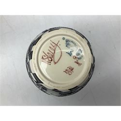 Moorcroft Nursery Rhyme Series Hickory Dickery Dock pattern ginger jar  designed by Nicola Slaney, 2005 limited edition 108/250, printed and painted marks beneath, with original box H16cm