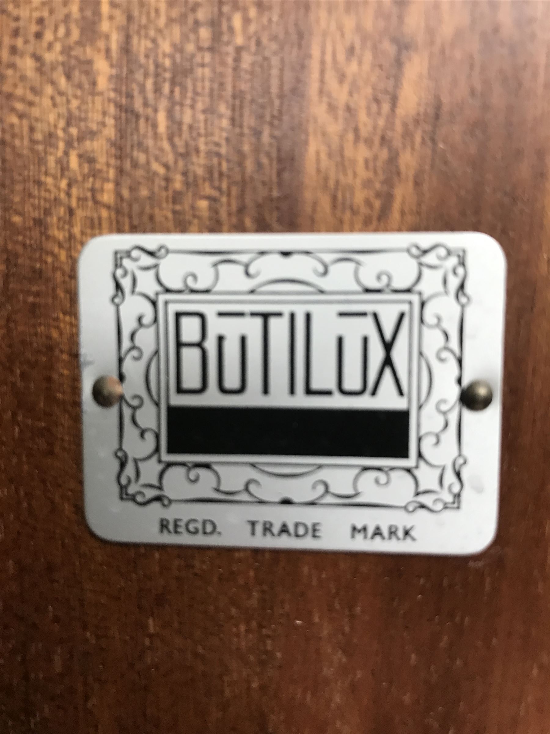 French style cream painted double wardrobe, two doors enclosing  single shelf and hanging rails, cabriole feet 