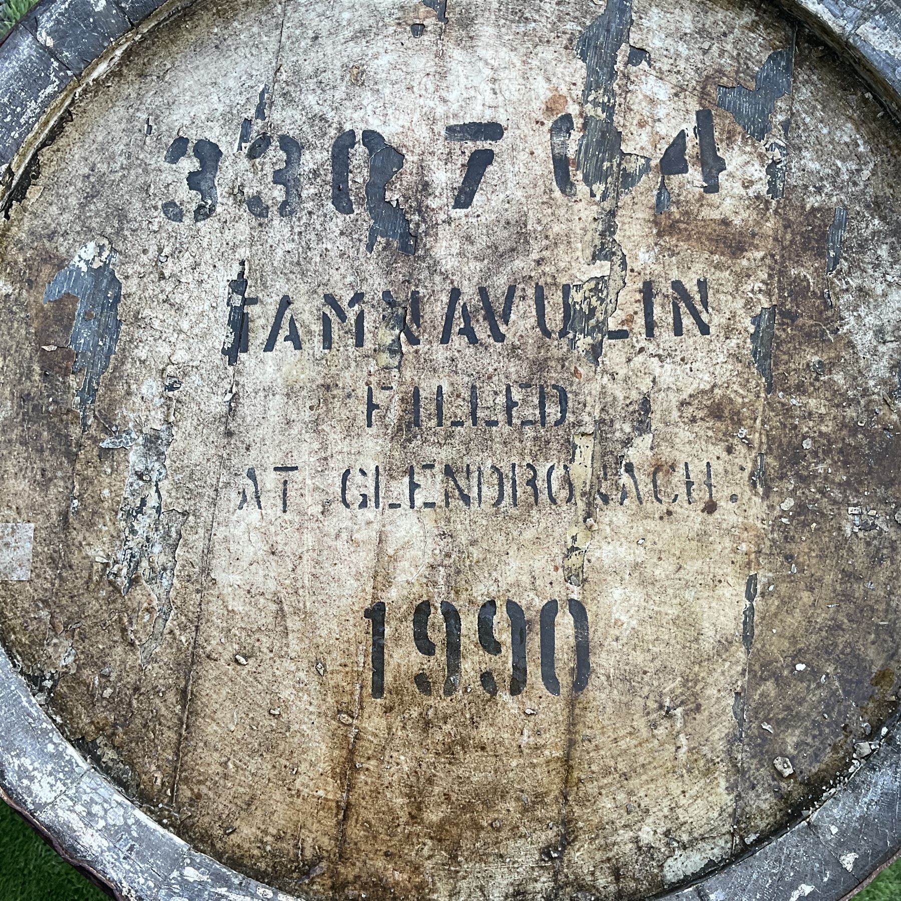 Two metal bound Whiskey barrels - THIS LOT IS TO BE COLLECTED BY APPOINTMENT FROM DUGGLEBY STORAGE, GREAT HILL, EASTFIELD, SCARBOROUGH, YO11 3TX