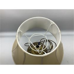 Rochamp Kashmir Kutani table lamp, with cream shade, excluding shade H32cm