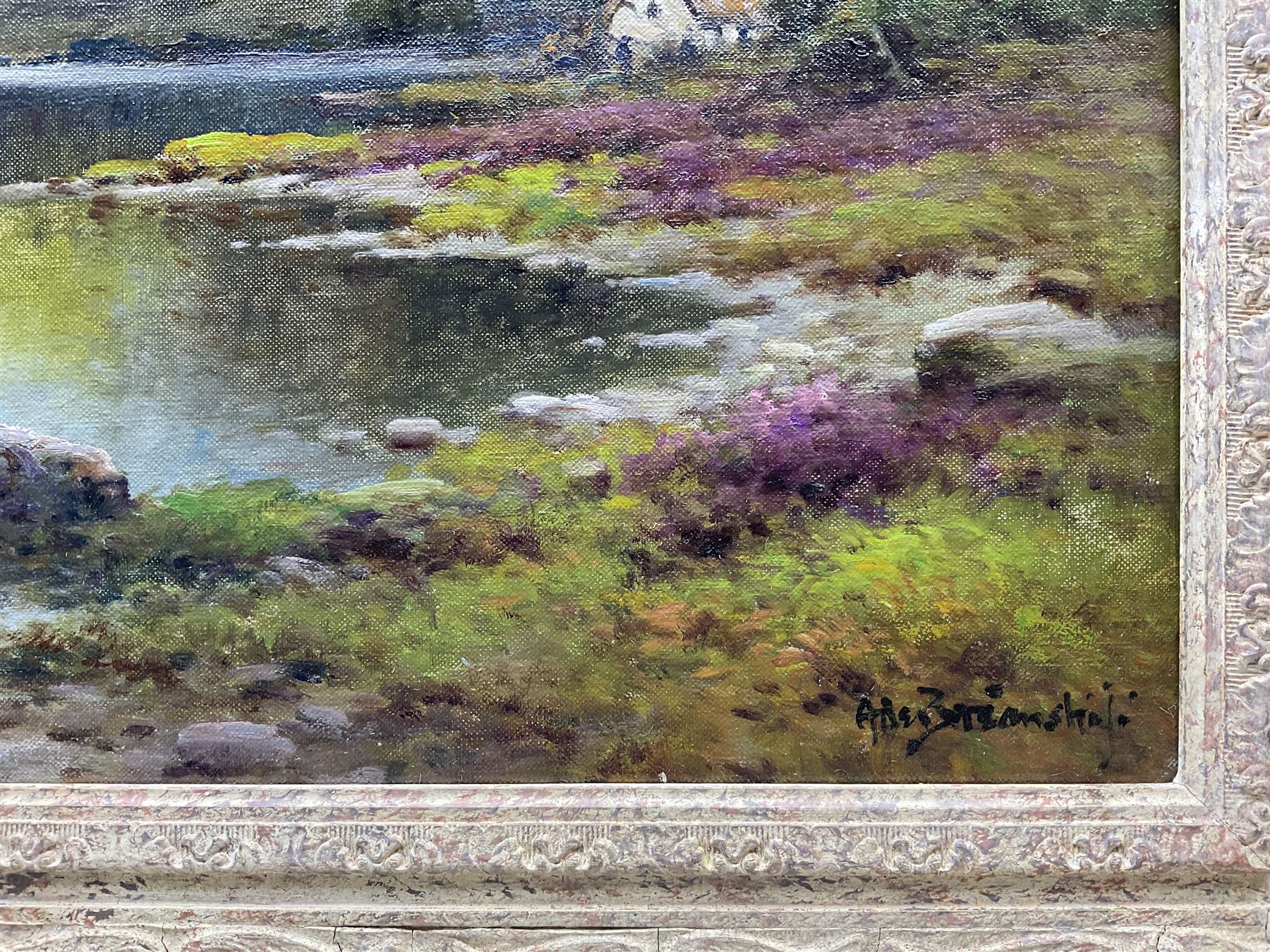 Alfred Fontville de Breanski Jnr. (British 1877-1945): 'In the West Highlands - Summer Morning Loch Etive', oil on canvas signed, titled verso 44cm x 57cm