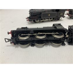 Airfix ‘00’ gauge - seven locomotives comprising Class 7P (Royal Scot) ‘Royal Scots Fusilier’ 4-6-0 no.6103 in LMS black with Mainline tender; two Class N2 0-6-2T no.69531 in BR black; Class 1282 2-4-0 no.20185 in LMS black; Class 61XX 2-6-2T no.6167 in BR black; Class 14XX 0-4-2T no.1466 in GWR green, all unboxed; Class 4F 0-6-0 no.4454 in LMS black, in original box (7)