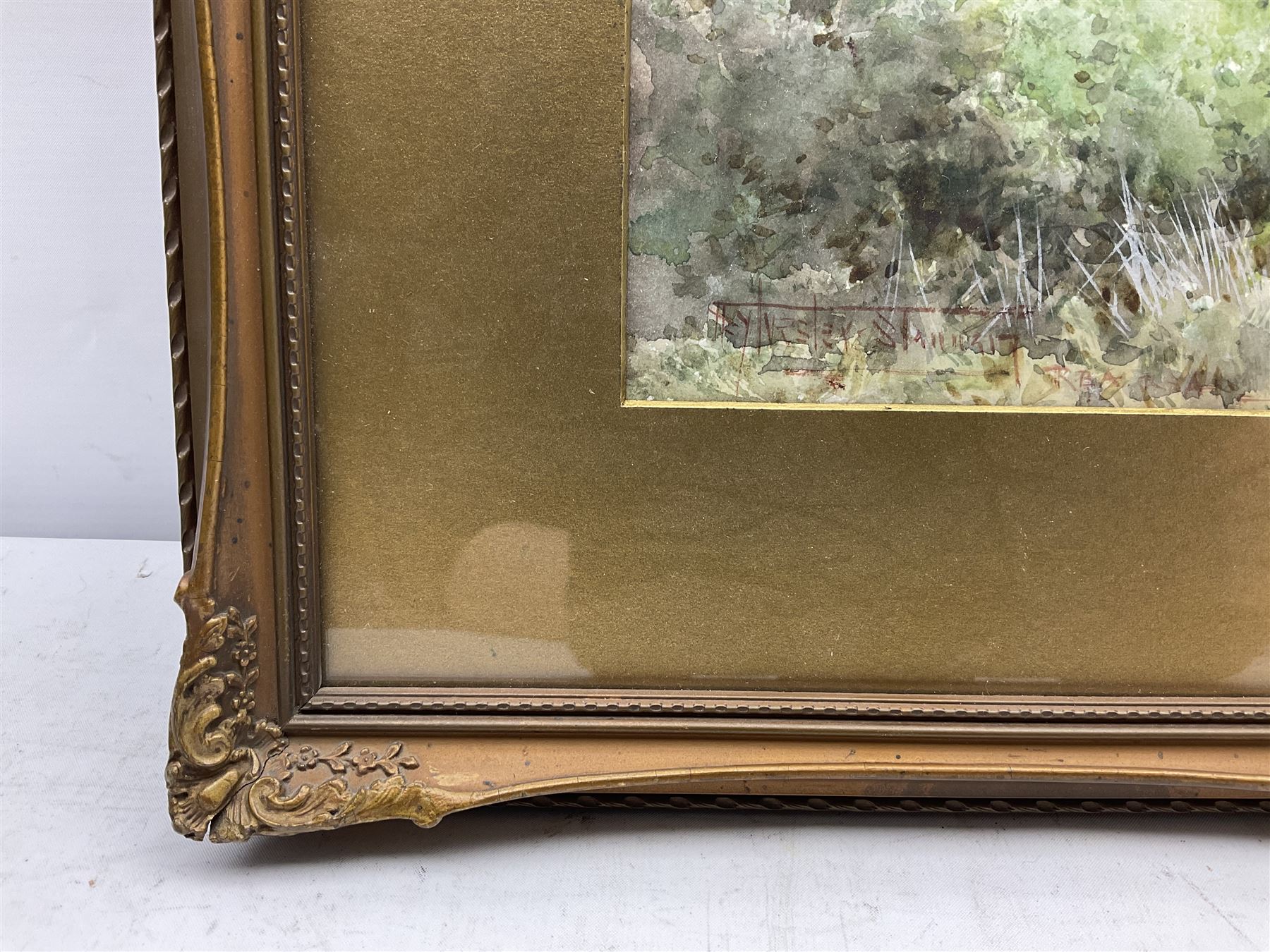 Henry John Sylvester Stannard (British 1870-1951): Country Cottage, watercolour signed 26cm x 38cm