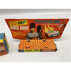 Corgi James Bond Toyota 2000GT from You Only Live Twice No.336, with inner display packaging and rocket launcher in boot with four missiles, leaflet in base, boxed