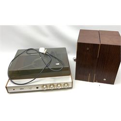 Ultra Group Stereo turntable and two speakers 