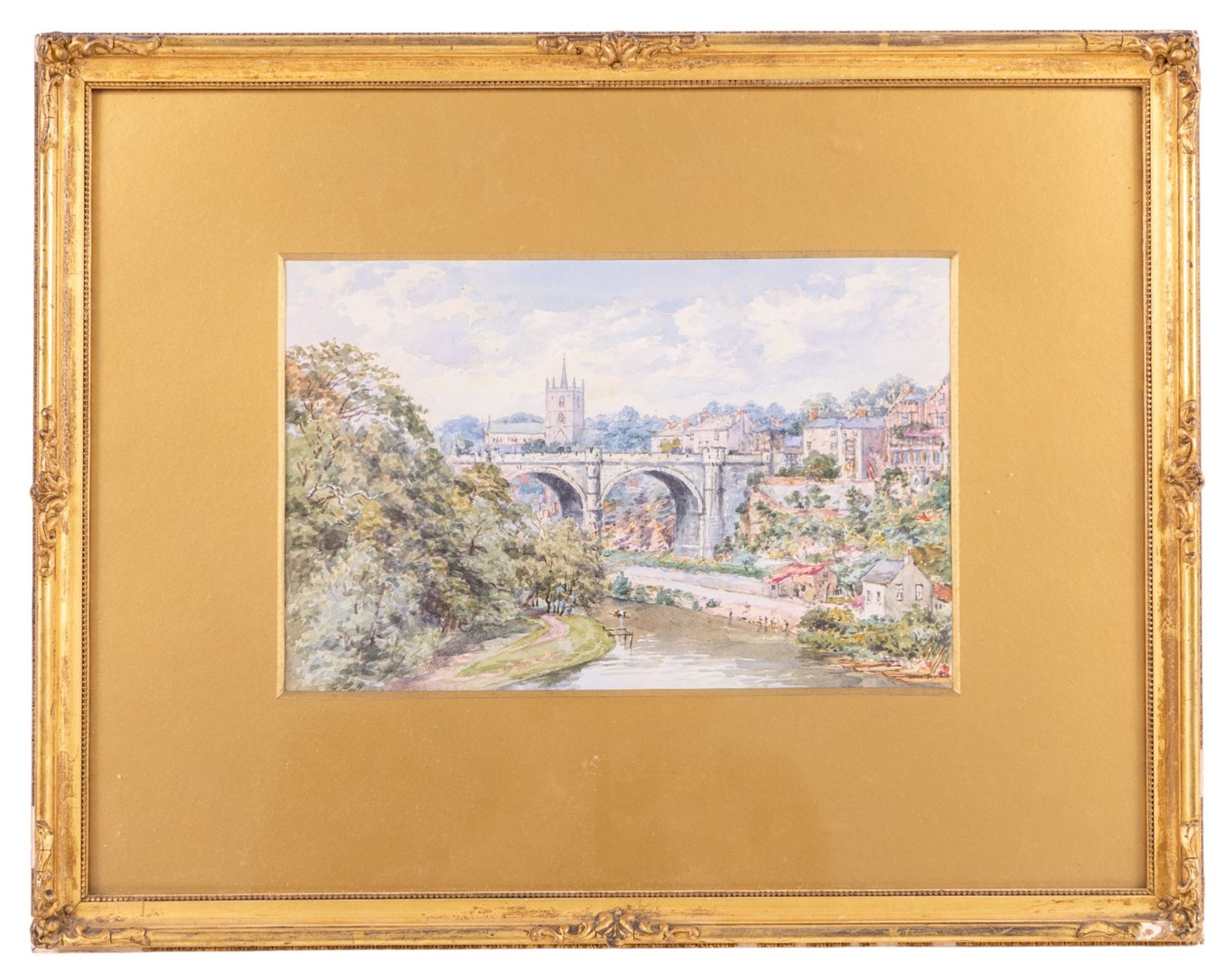 George Fall (British 1848-1925): Knaresborough, watercolour signed 16cm x 25cm