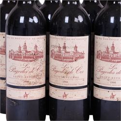 Saint Estephe, 1994  Les Pagodes de Cos, 750ml, 13% vol, twelve bottles 