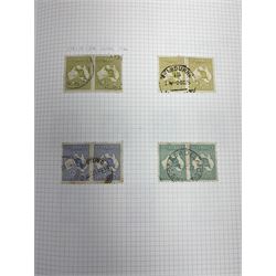 Australia 1913 and later stamps, including used and unused examples, postage due stamps, Queen Elizabeth II issues etc, housed in 'The Utile Hinged Leaf Album'
