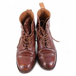 Scott & Co top hat, together with  bowler hat, two shooting sticks, WWII rubber long coat, two riding show jackets and other collectable items 