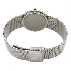 Favre-Leuba gentleman's stainless steel manual wind bracelet wristwatch, case No. 3502-42 1479, boxed