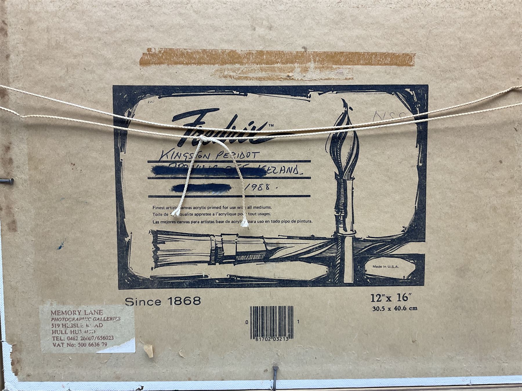 L R Herrick (British 20th century): Kinston Peridot Hull Trawler, oil on board signed 29cm x 39cm