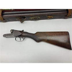 SHOTGUN CERTIFICATE REQUIRED - 19th century Belgian 12-bore by 2.75