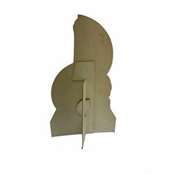 Meccano - toy shop point-of-sale cardboard advertising sign with easel back, depicting a boy finishing a large Eiffel Tower H37cm; nine catalogues 1938/9, 1939/40, 1952, 1953, three x 1956, 1958 and HRCA 1994 copy of 1939/40, bearing various toy shop addresses to front covers, some with price lists; and seven price lists 1949 - 1966.