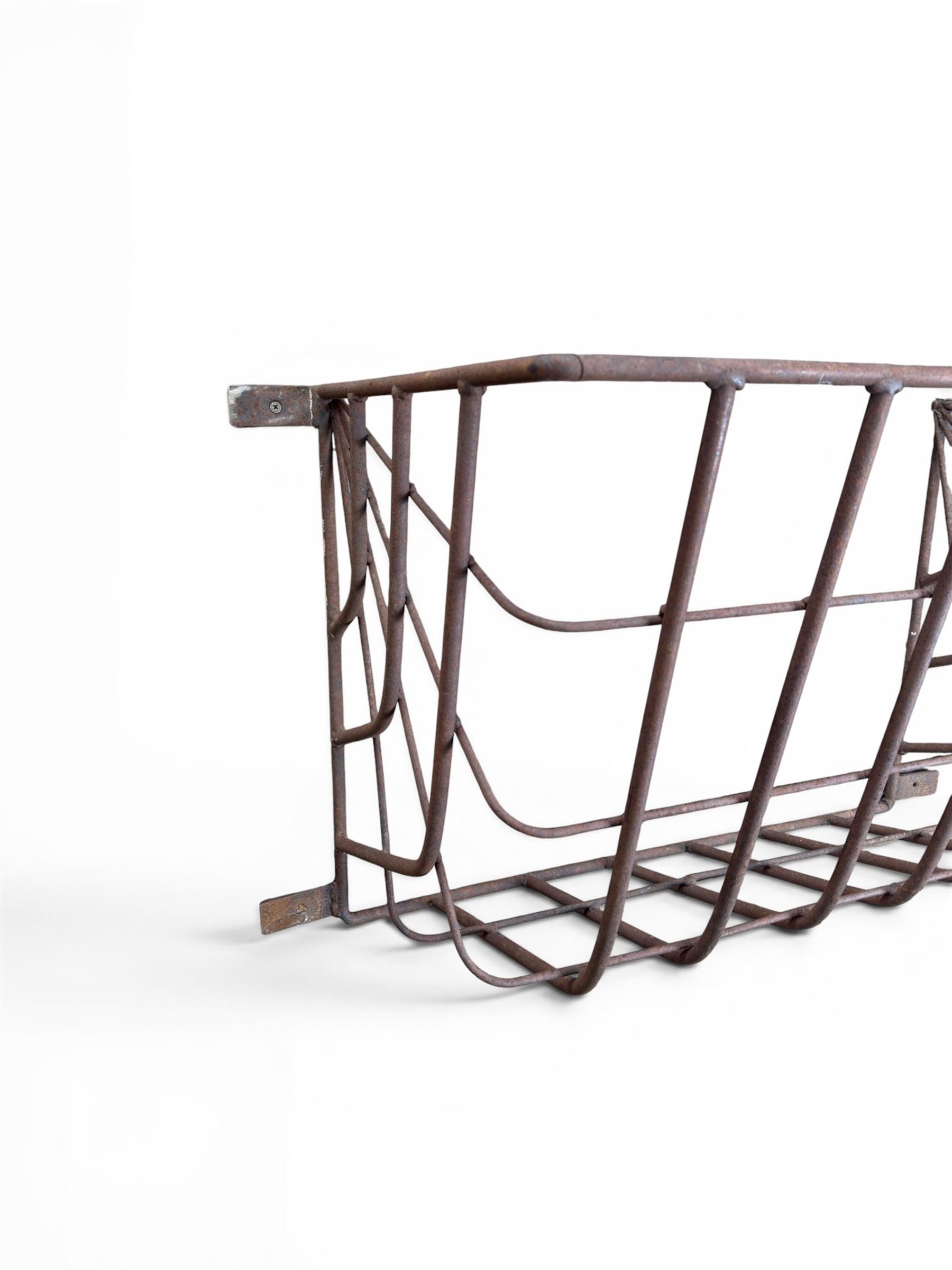 Large country stables wrought iron hay rack