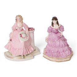 Two Coalport figures from the English Rose Collection, 1996 Blue Moon  203/1000 and 1992 M...