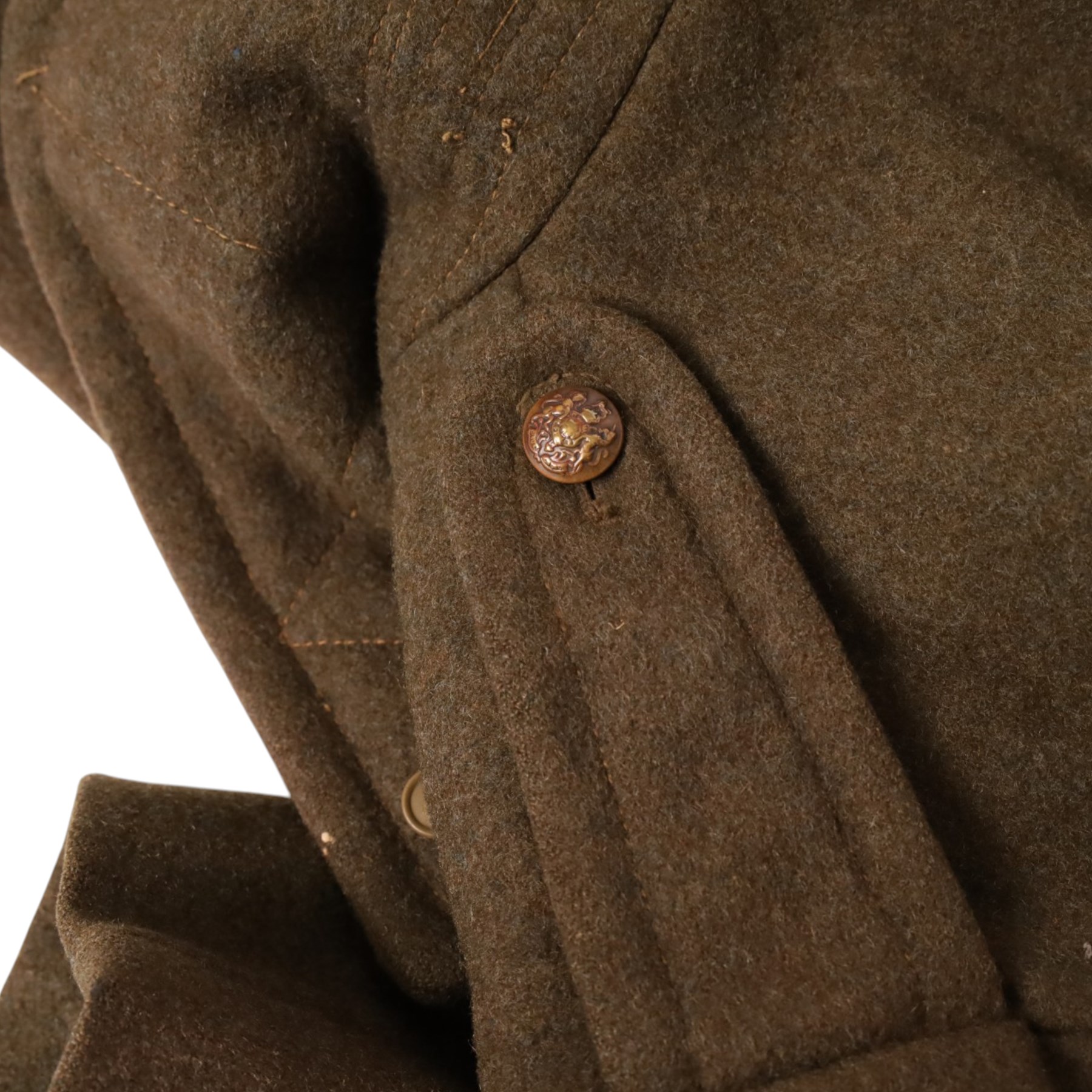 WWII British Army Great Coat, 1939 pattern, L120cm
