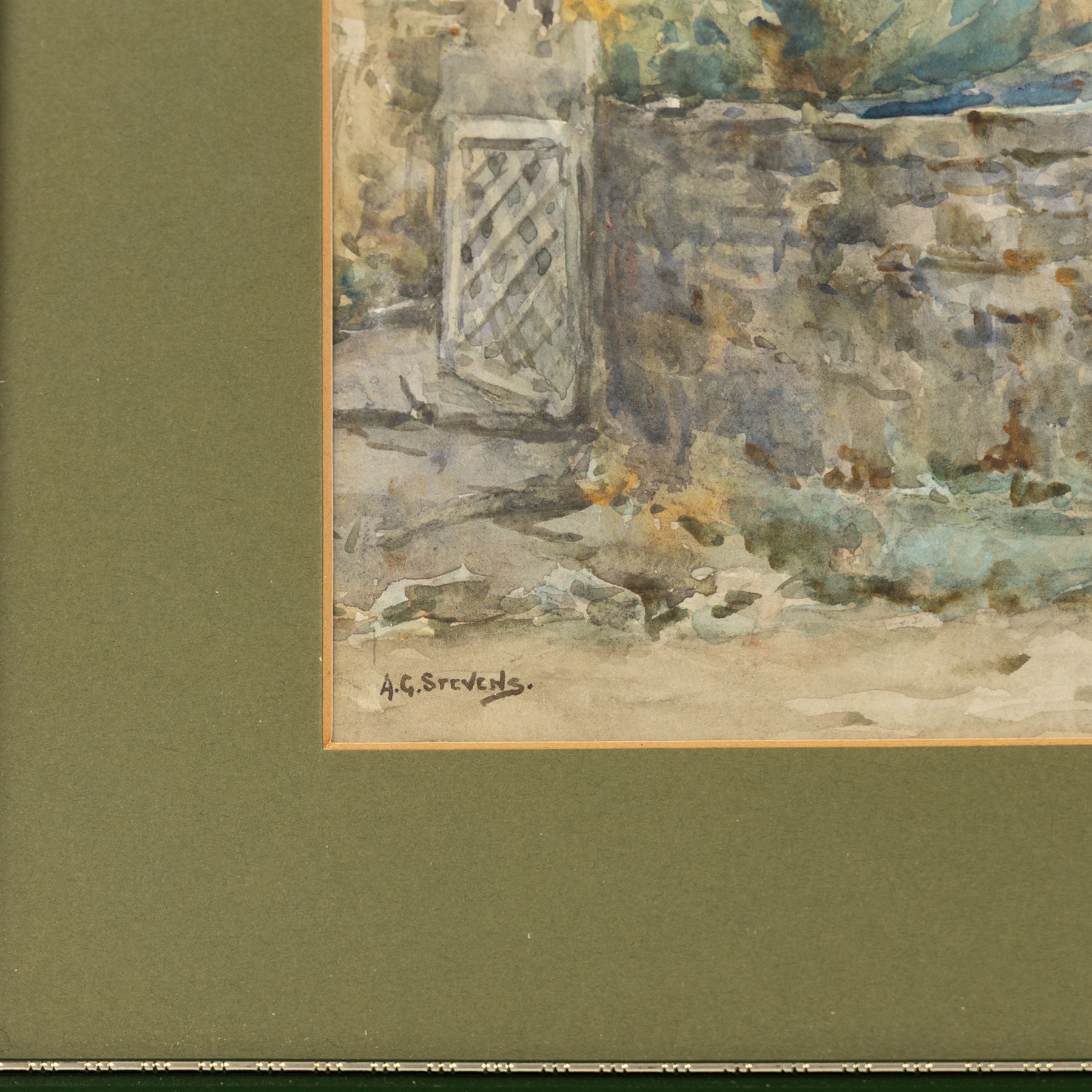 Albert George Stevens (Staithes Group 1863-1925): The Butcher's Cart, watercolour signed 25cm x 34cm