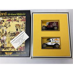 Nineteen boxed Corgi die-cast models sets, to include 50th Anniversary Battle of Britain, The Ruddles, The Bass, Ford- the general utility car, 150th Anniversary Penny Post, White Bread, Charrington etc