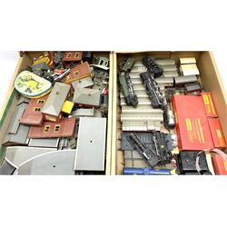 Tri-ang '00' gauge - Class 23 TC Pacific (Hiawatha) 4-6-2 locomotive and tender No.2335; Princess Class 4-6-2 locomotive and tender 'Princess Elizabeth' No.46201; Class 3F Jinty locomotive No.47606; Class 57XX 0-6-0 Pannier Tank locomotive No.8751, boxed; quantity of coaches and wagons; large quantity of track, trackside buildings and accessories.