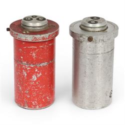 WWII German Luftwaffe bomb fuse EL.AZC50 RhS 195.39 63c and another EI. Zt. Z Rh.S 1939