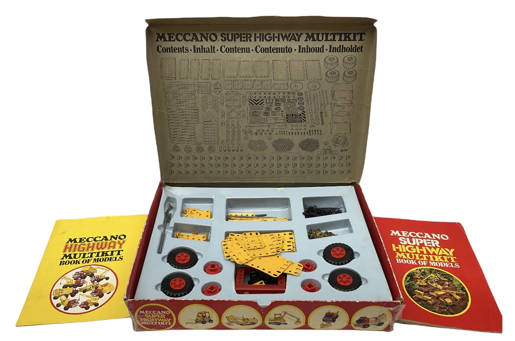 Meccano - Super Highway Multikit, No.2 Construction Kit and 07807 Farm Tractor Construction Kit; all boxed with instructions; and quantity of Plastic Meccano with Sets 300/400 instructions.