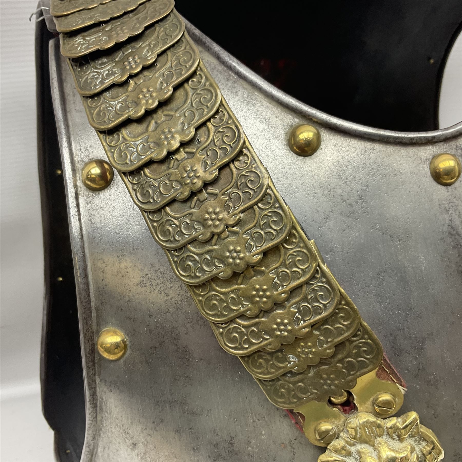 Copy of a Belgian Cuirass breastplate and backplate