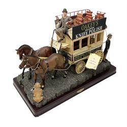 Academy Collection figure of a horse drawn coach H30cm