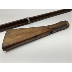 Quantity of spare parts for .577/450 Martini Henry rifle including two stocks, fore-end etc