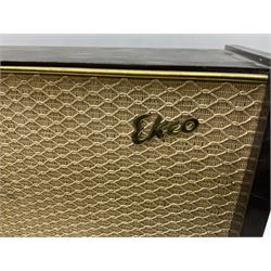 1955 Pye Fenman II valve radio in walnut veneered case, W58cm, together with a 1950s McMichael Type 854 valve radio with Bakelite knobs, W47cm H39cm D24cm, and 1957 Ekco Type A320 radio in dark walnut veneered case (3)