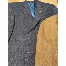 Four sports jackets and one waistcoat, including Brook Taverner, Gurteen, The House of Bruar  