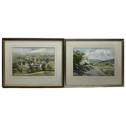 Sam Chadwick (British 1902-1992): 'Kettlewell' and 'May-Time in Wharfedale', pair watercolours signed, titled verso 27cm x 40cm (2)