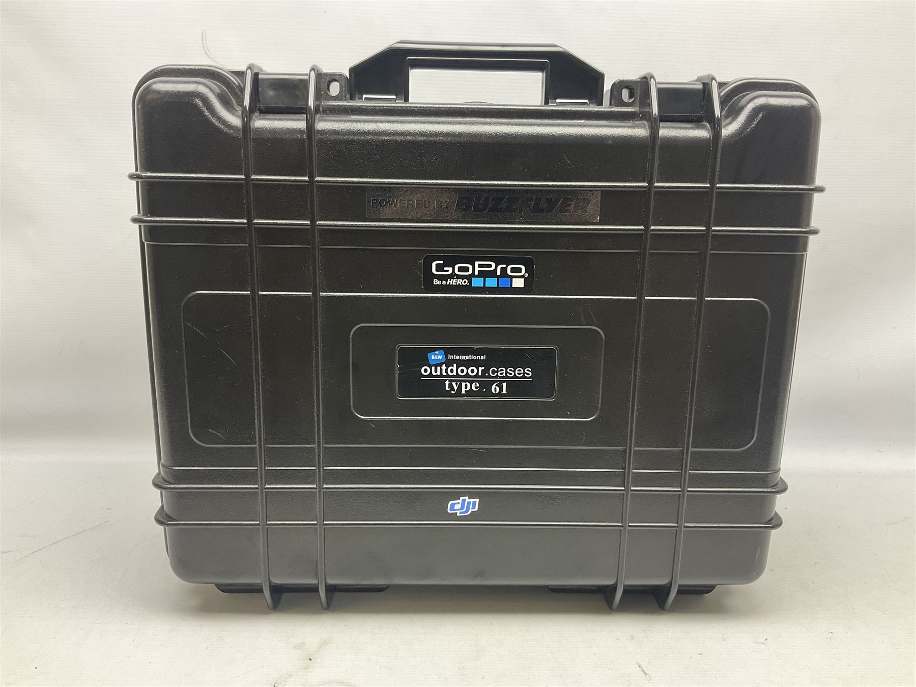 DJI Phantom 2 Vision Plus 3.0 drone, with controller, battery pack, blades, chargers and other accessories in fitted foam lined hard plastic case