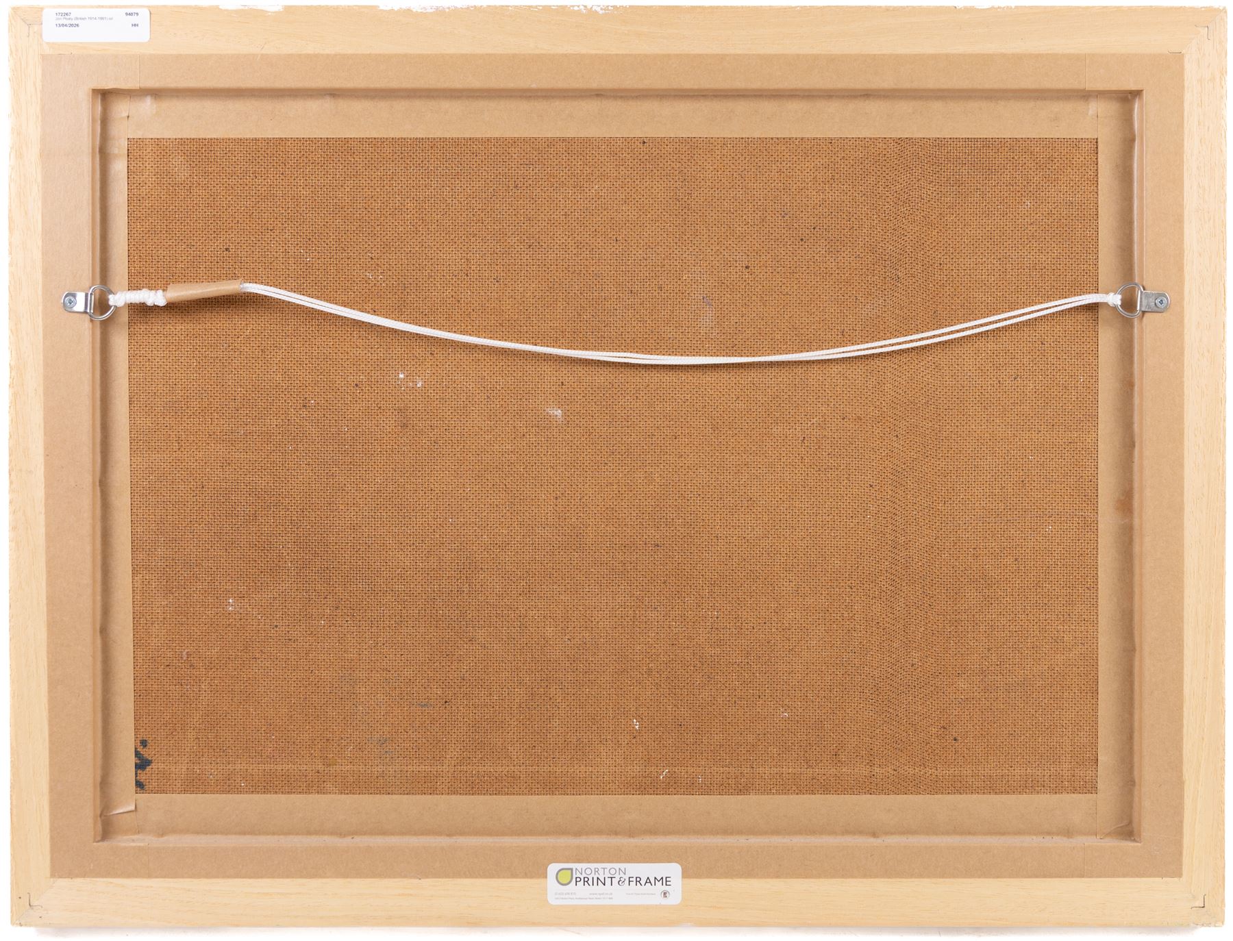 Jon Peaty (British 1914-1991): Beach Scene with Boats, oil on board signed and dated '82, 36cm x 51cm 