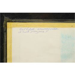 Neil Pinkett (British 1958-): Kirchwerder, gouache inscribed verso 34cm x 24cm (unframed)