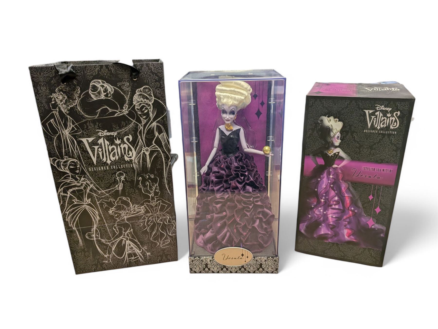 Disney Villains Designer Collection doll 'Ursula' , in original box and bag