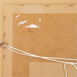 George Weatherill (British 1810-1890): 'Entrance of Whitby Harbour - 1842', watercolour unsigned, titled and attributed verso 7.5cm x 10.5cm