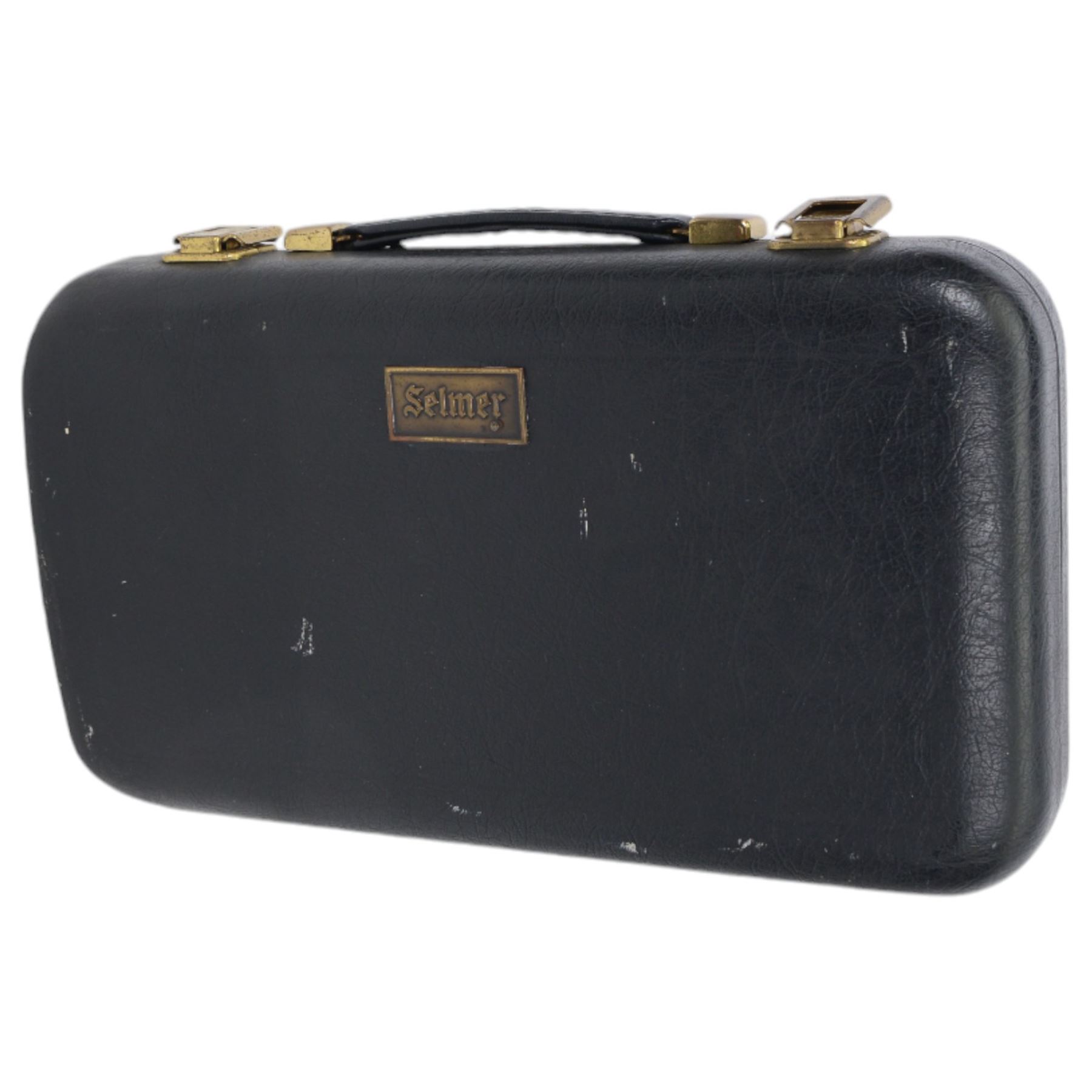 Henry Selmer Series 10G clarinet, wooden body with silver plated keys, in fitted hard case with velvet interior and soft carry case

