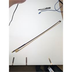 Late 19th century full size German violin with a  Wolff Brothers label, scroll with ebony pegs, finger board and tail piece, in a hard case with bow. Length 60cm

This item has been registered for sale under Section 10 of the APHA Ivory Act