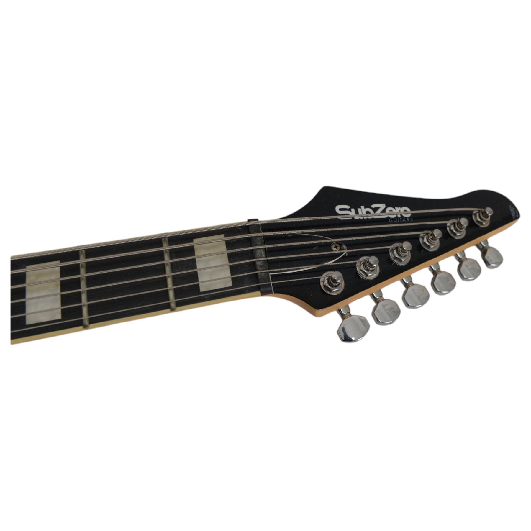 SubZero  bass guitar, serial no. 19080610 with stand, guitar L113cm