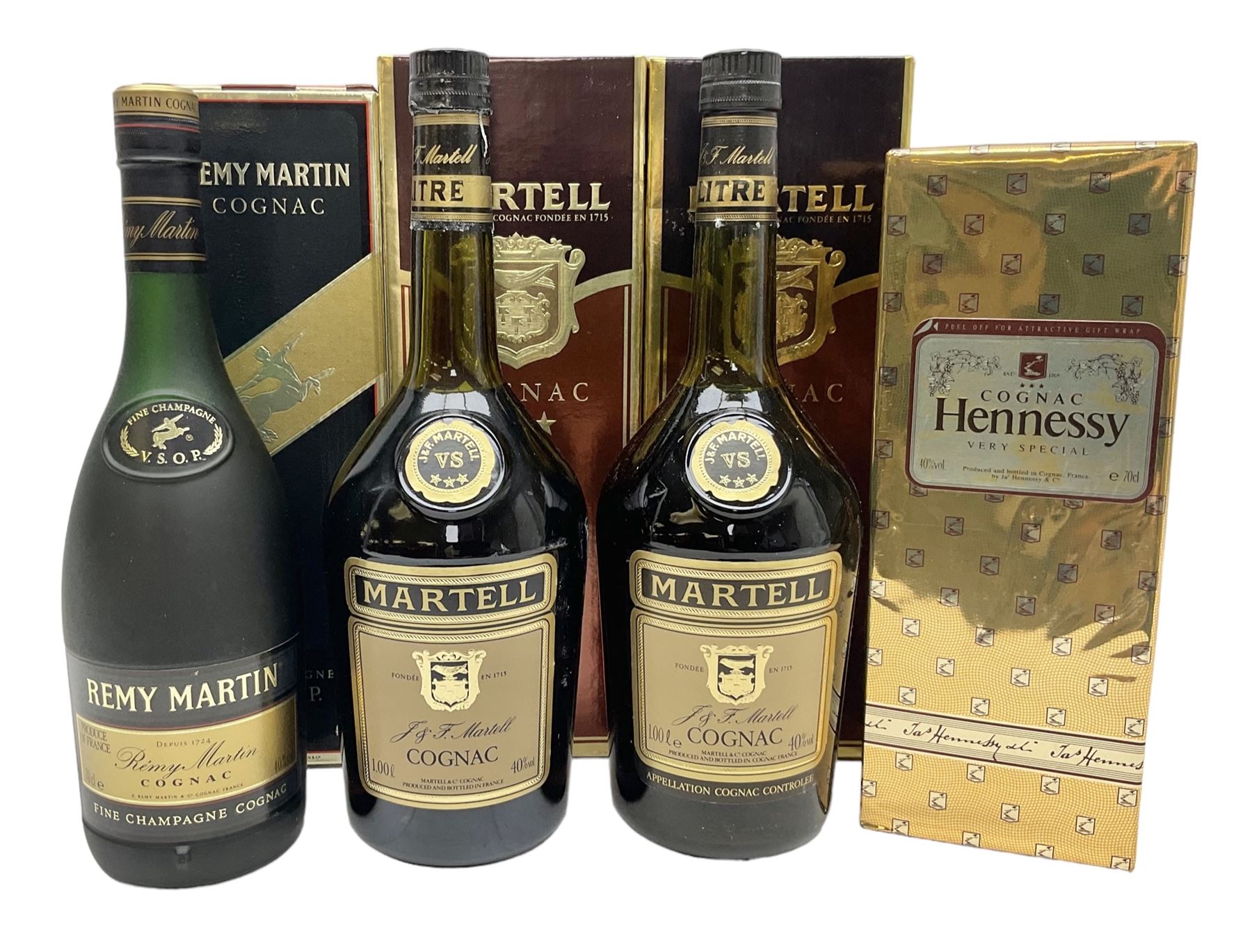 Hennessy Very Special Cognac, 70cl 40% vol, one bottle, in presentation  gift wrap box, Martell