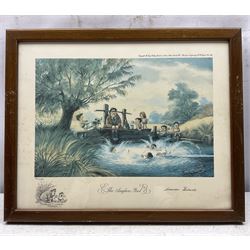 Norman Thelwell (British 1923-2004): The Hunt, set of six satirical limited edition prints each signed and numbered in pencil 28cm x 36cm (6)